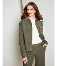 Westbound Terry Twill Point Collar Coordinating Jacket