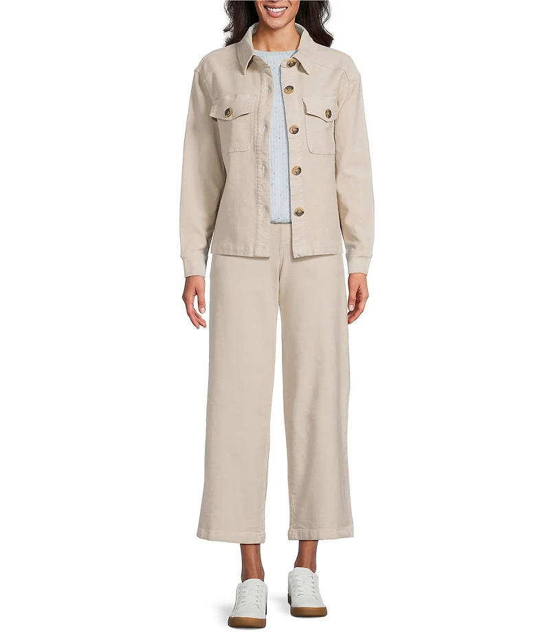 Westbound Terry Twill Point Collar Coordinating Jacket