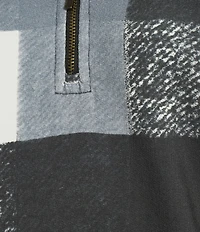 Westbound Text Buffalo Long Sleeve Quarter Zip Pullover