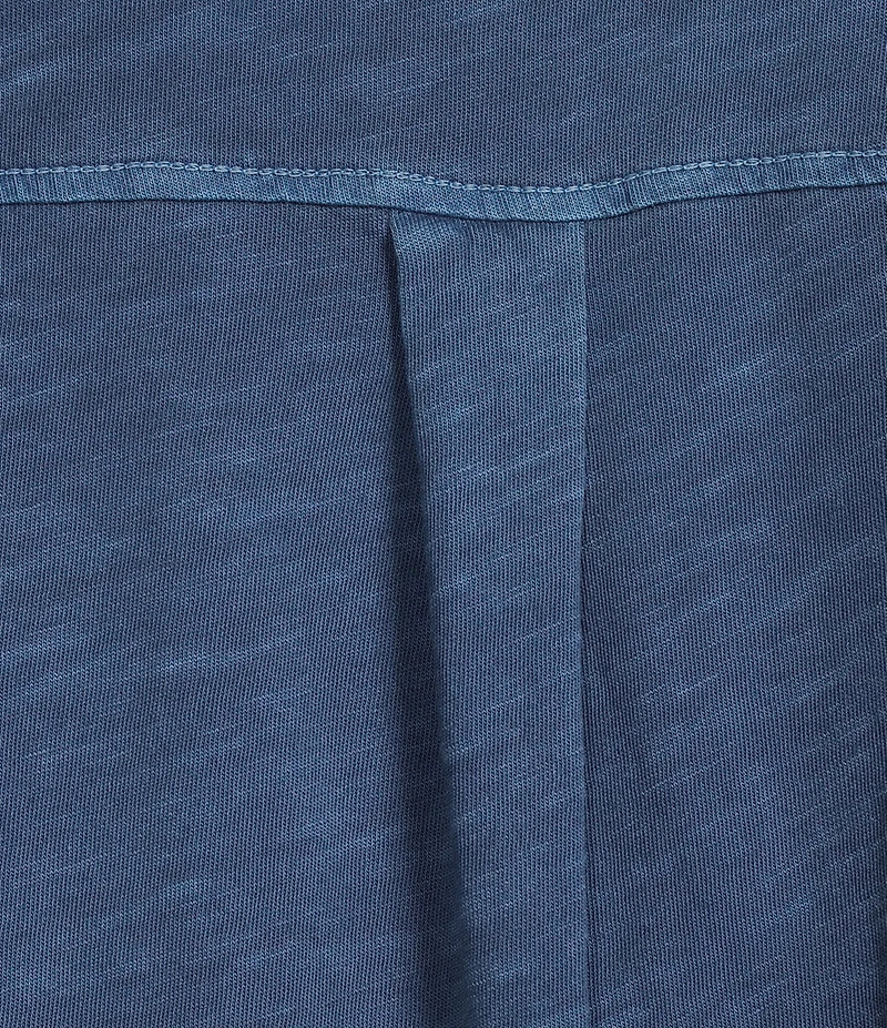 Westbound Twist Sleeve Crew Neck Top