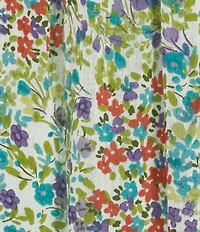 Westbound V-Neck 3/4 Sleeve Button Front Top