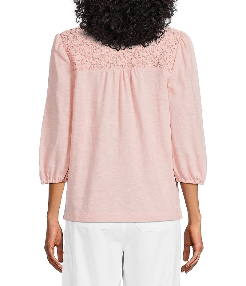 Westbound V-Neck 3/4 Sleeve Top