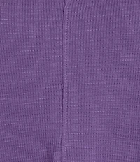 Westbound Waffle Solid Long Sleeve Crew Neck Pullover Top
