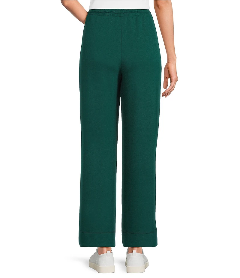 Westbound Wide Leg Drawstring Knit Pants