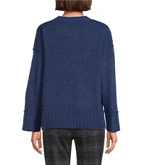 Westbound Wool Blend Long Sleeve Crew Neck Sweater