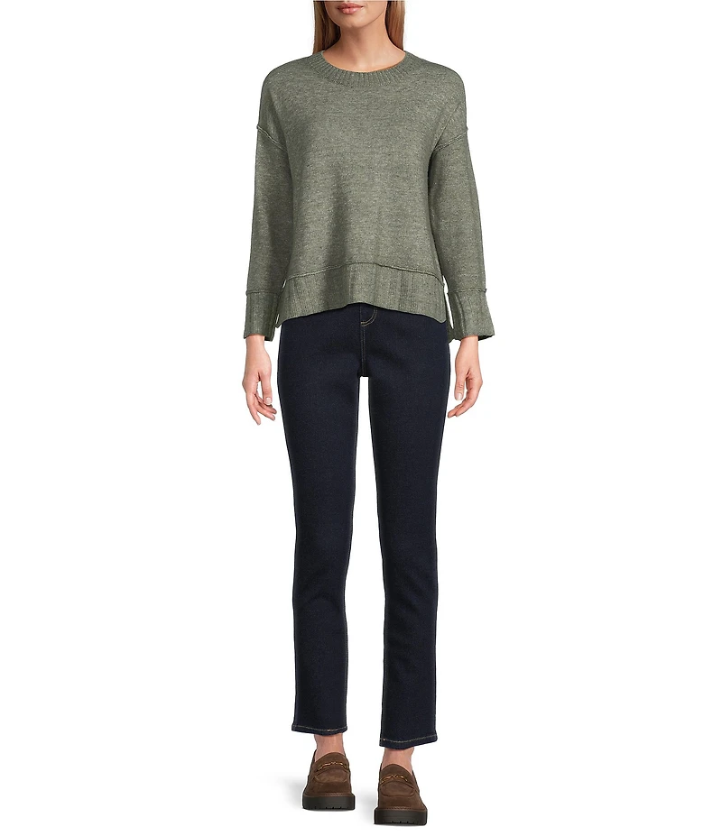 Westbound Wool Blend Long Sleeve Crew Neck Sweater