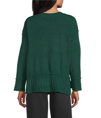 Westbound Wool Blend Long Sleeve Crew Neck Sweater