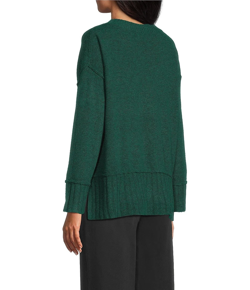 Westbound Wool Blend Long Sleeve Crew Neck Sweater