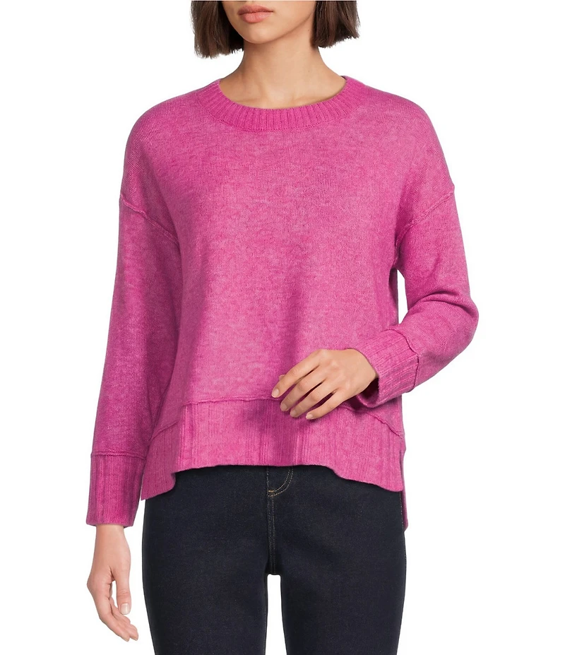 Westbound Wool Blend Long Sleeve Crew Neck Sweater