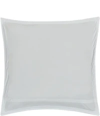 White Sand Beachwood Textured Contrast Trim Euro Sham