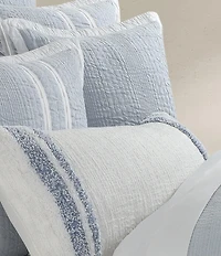 White Sand Beachwood Textured Striped Square Decorative Pillow