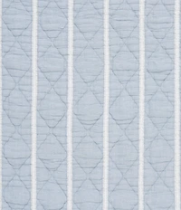 White Sand Playa Quilted-Striped Coverlet