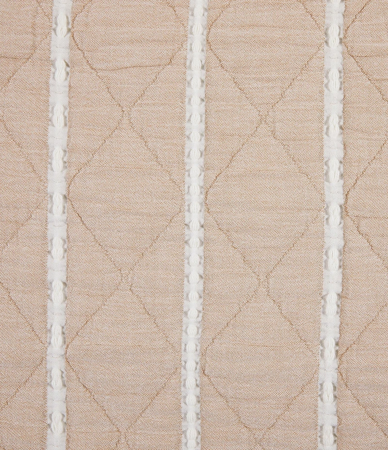 White Sand Playa Quilted-Striped Coverlet
