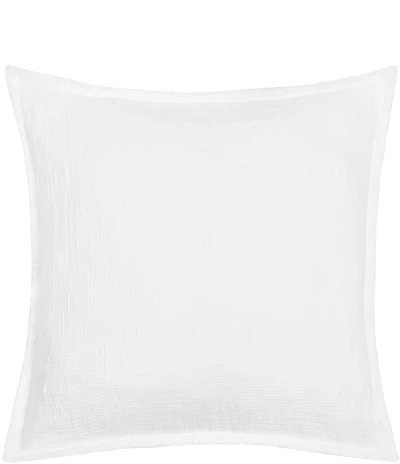 White Sand South Seas Airy-Tumbled Textured Square Decorative Pillow Cover