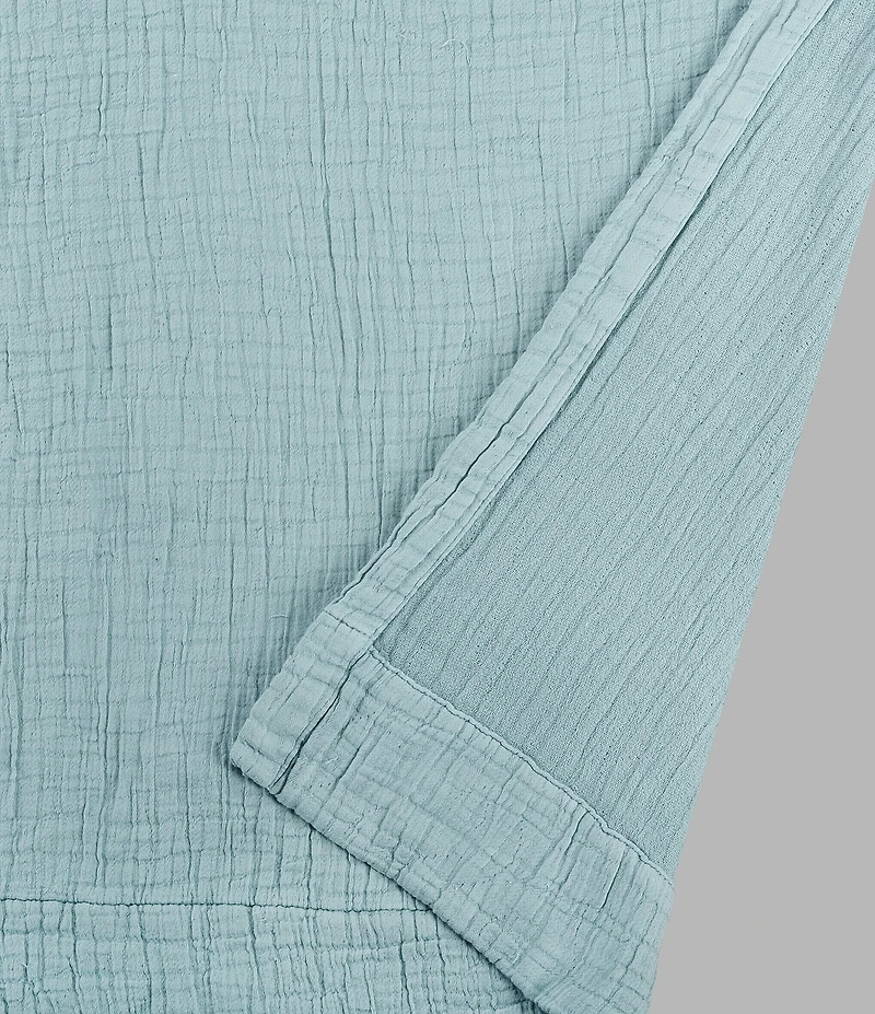 White Sand South Seas Cotton Single Drapery Panel