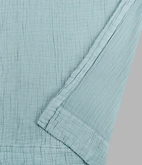 White Sand South Seas Cotton Single Drapery Panel