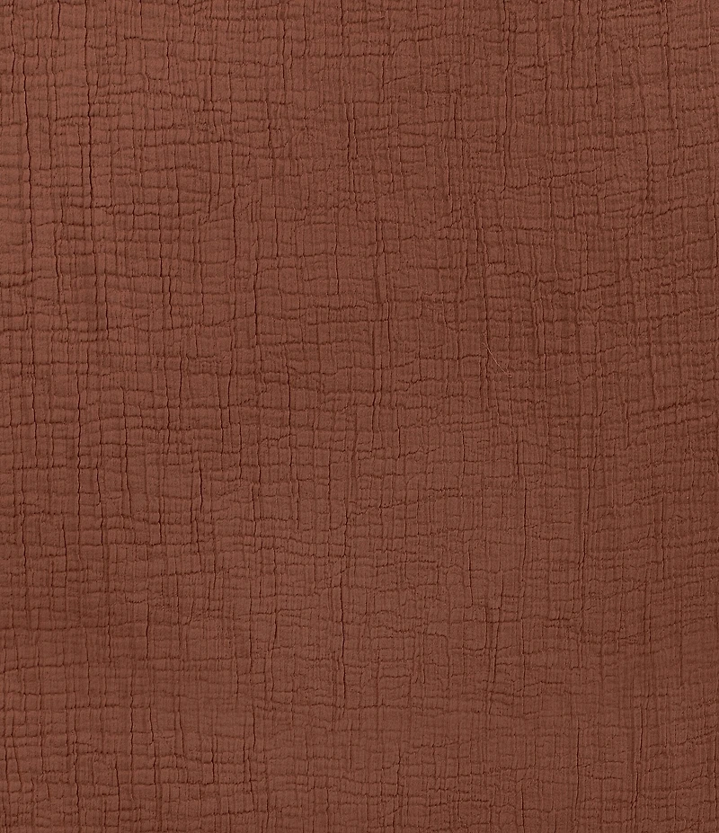 White Sand South Seas Cotton Single Drapery Panel