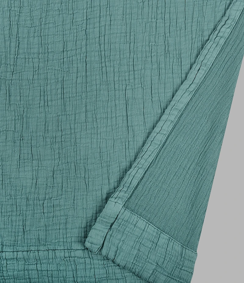 White Sand South Seas Cotton Single Drapery Panel