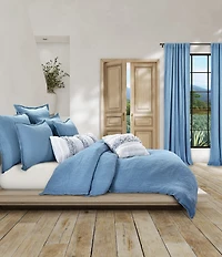 White Sand South Seas Woven Textured Duvet Cover