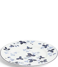 Wild Strawberry Inky Blue Dinner Plate