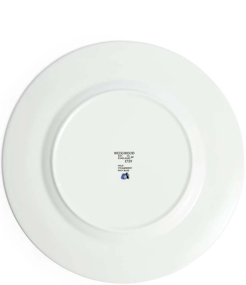 Wild Strawberry Inky Blue Dinner Plate