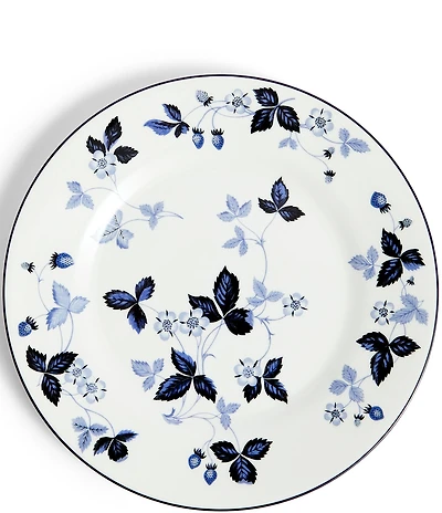 Wild Strawberry Inky Blue Salad/Dessert Plate