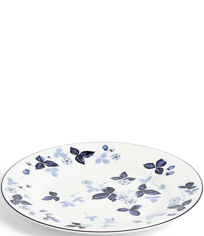 Wild Strawberry Inky Blue Salad/Dessert Plate