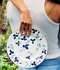 Wild Strawberry Inky Blue Salad/Dessert Plate