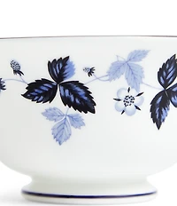 Wild Strawberry Inky Blue Teacup & Saucer