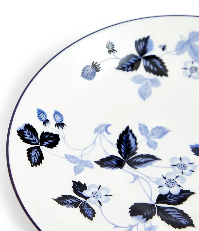 Wild Strawberry Inky Blue Teacup & Saucer