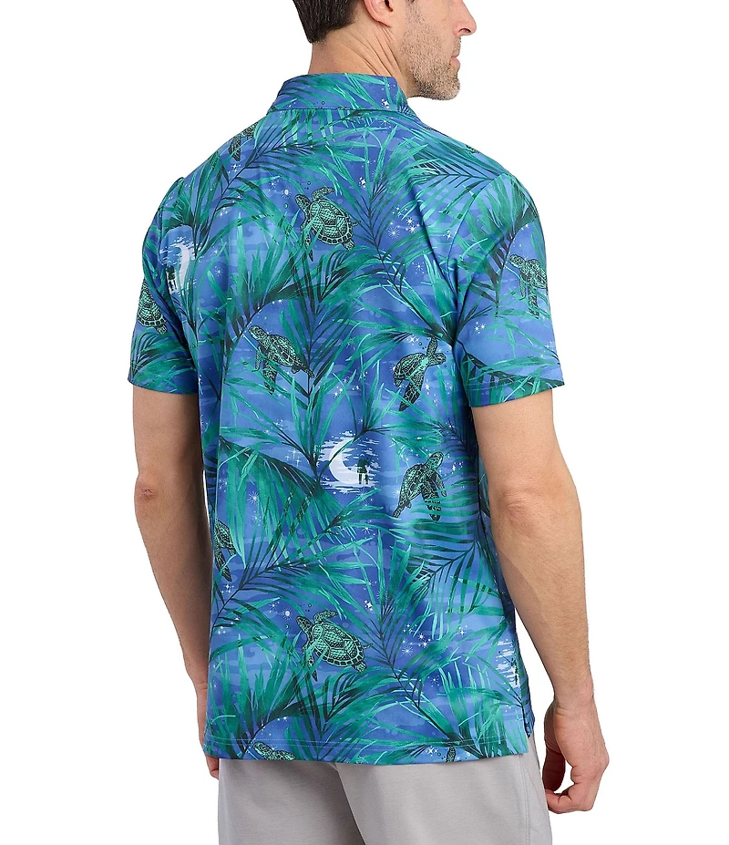 William Murray Palmetto Nights Short Sleeve Polo Shirt
