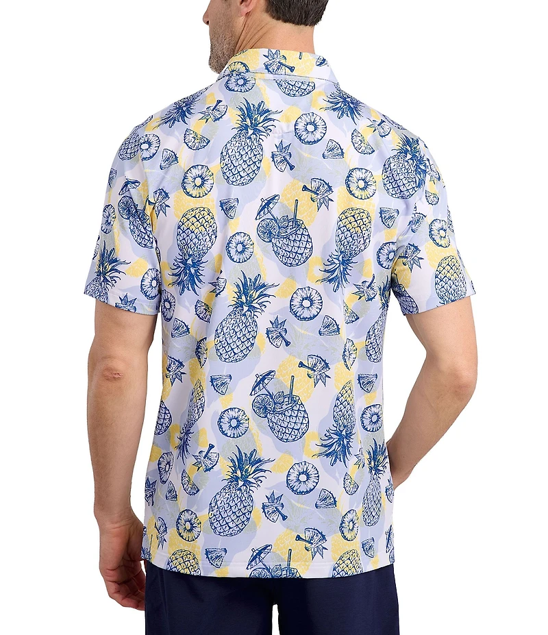 William Murray Sweet Game Patterned Polo Shirt
