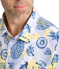 William Murray Sweet Game Patterned Polo Shirt