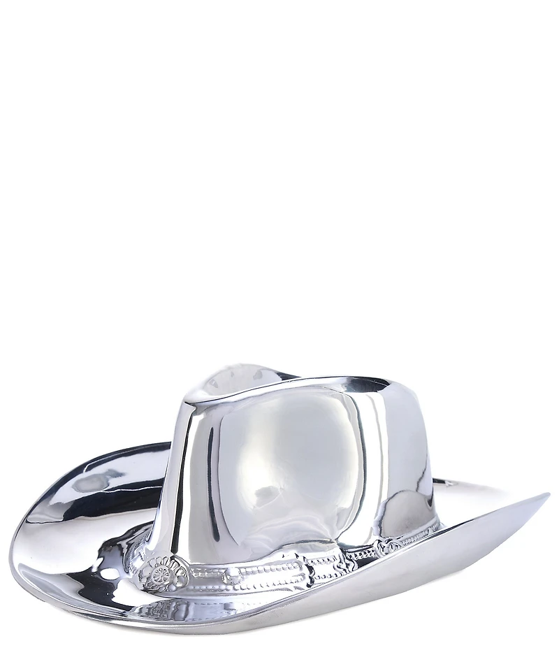 Wilton Armetale Cowboy Hat Chip & Dip Server