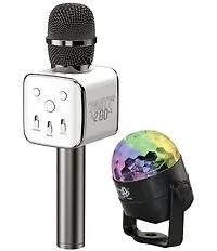 Wireless Express Party 2-Go Karaoke Microphone & Disco Ball Set