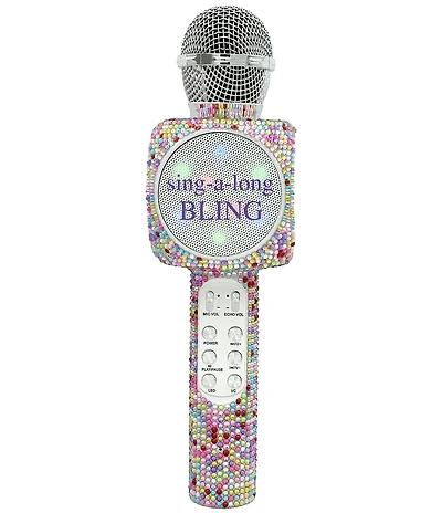 Wireless Express Sing-Along Bling Confetti Bluetooth Karaoke Microphone