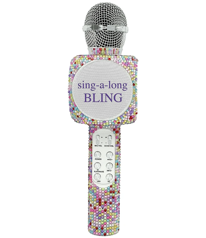 Wireless Express Sing-Along Bling Confetti Bluetooth Karaoke Microphone
