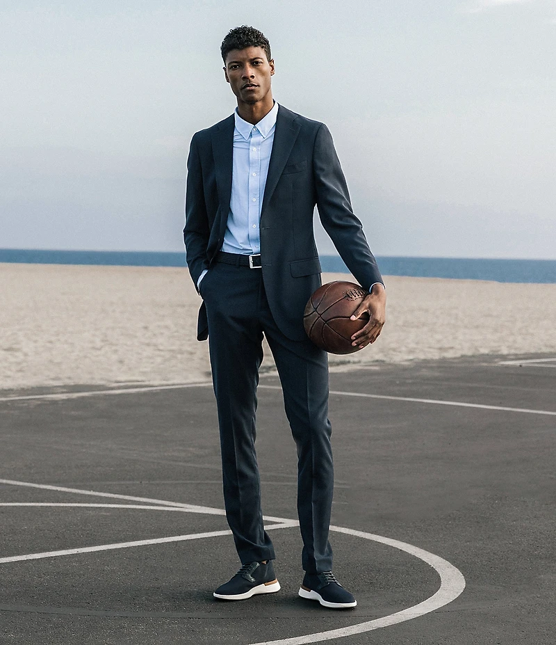 Wolf & Shepherd Men's Swiftknit Derby Lace Up Sneakers