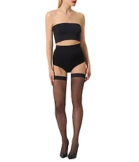 Wolford Individual 10-Denier Stay-Up Thigh Highs