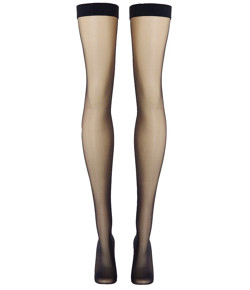 Wolford Individual 10-Denier Stay-Up Thigh Highs