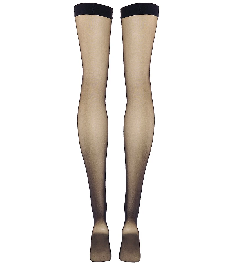 Wolford Individual 10-Denier Stay-Up Thigh Highs