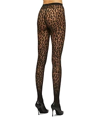 Wolford Leopard Print Tights