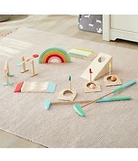 Wonder & Wise By Asweets Good Wood Mini Golf Game Set