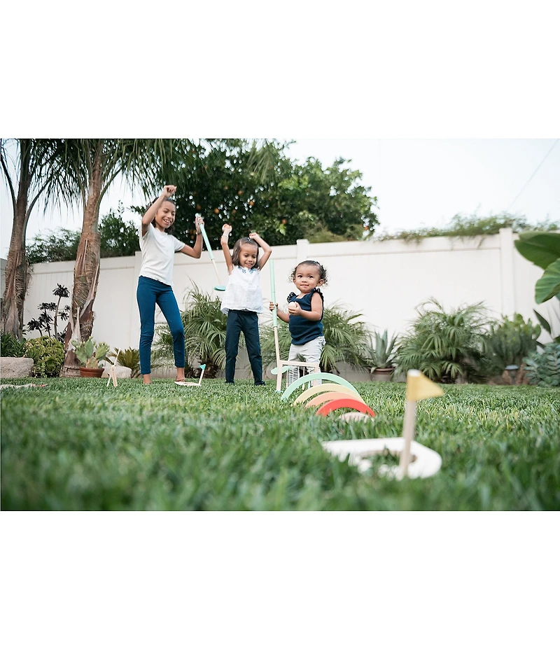Wonder & Wise By Asweets Good Wood Mini Golf Game Set