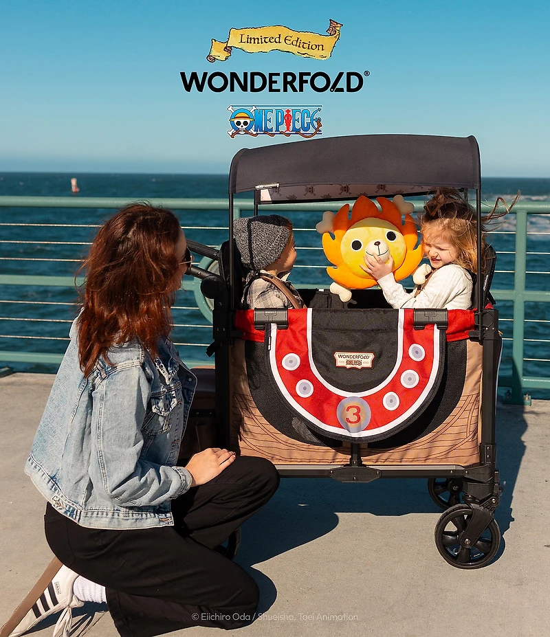 Wonderfold ONE PIECE Thousand Sunny Elite 2-Seater Stoller Wagon - Limited Edition