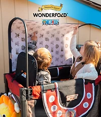 Wonderfold ONE PIECE Thousand Sunny Elite 2-Seater Stoller Wagon - Limited Edition