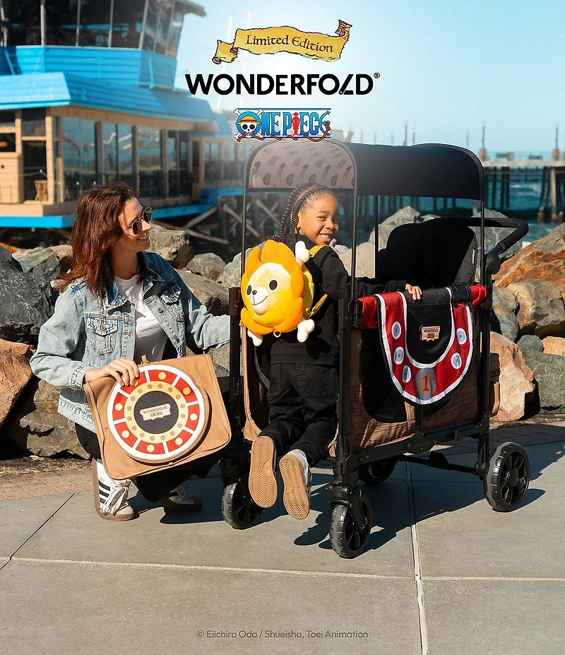 Wonderfold ONE PIECE Thousand Sunny Elite 2-Seater Stoller Wagon - Limited Edition