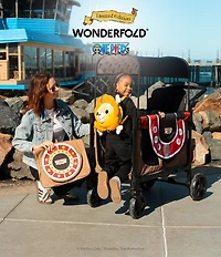 Wonderfold ONE PIECE Thousand Sunny Elite 2-Seater Stoller Wagon - Limited Edition