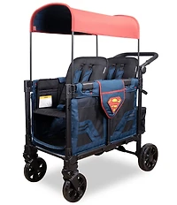 Wonderfold W2 Elite Pro Superman 2-Seater Stroller Wagon