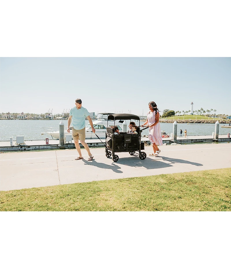 Wonderfold W4 Elite 4-Seater Quad Stroller Wagon
